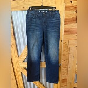 Cat & Jack Girl’s straight Leg Jeans. Adj waist Size 16 Youth Girls. 29” inseam.